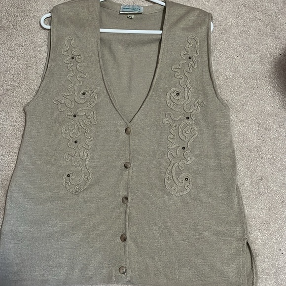 Women winter/ fall classy sleeveless pants suit - Picture 5 of 11